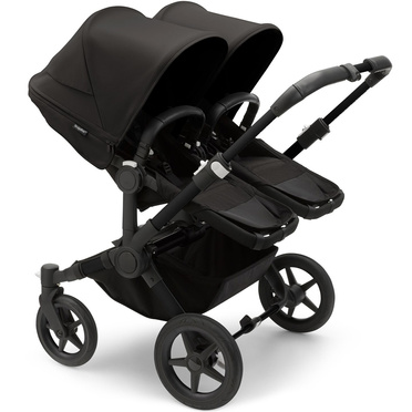 Bugaboo® Donkey 5 Duo podwójny wózek głęboko-spacerowy 'rok po roku' | Midnight Black