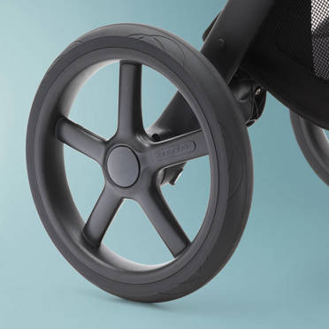 Bugaboo® Fox 3 wózek głęboko-spacerowy 2w1 | Graphite + Grey Melange + Midnight Black
