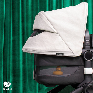 Bugaboo® Fox 3 wózek głęboko-spacerowy 2w1 | Matt Black + Grey Melange + Forest Green