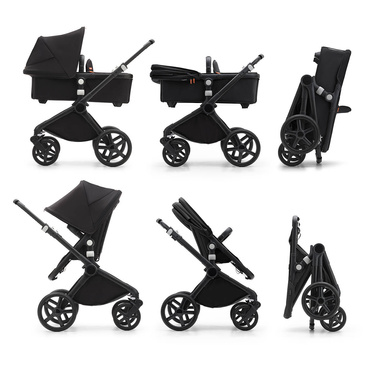 Bugaboo® Fox Cub zestaw 2w1, wózek głęboko-spacerowy | Stormy Blue