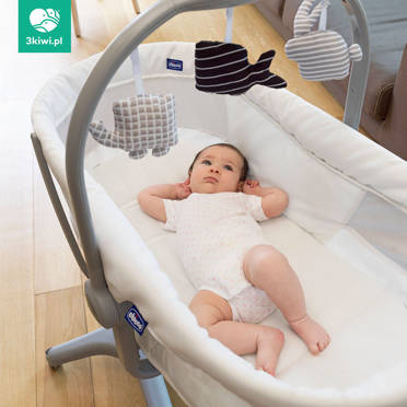 Chicco® Baby Hug Air 4w1 wielofunkcyjne łóżeczko-krzesełko | White Snow
