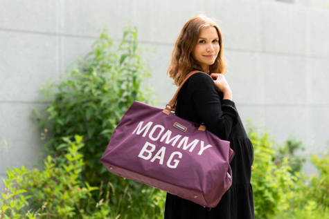 Childhome | Mommy Bag | Duża Torba Podróżna | Aubergine