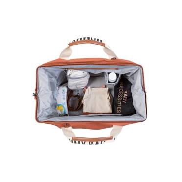 Childhome Mommy Bag Signature duża torba weekendowa | Terracotta