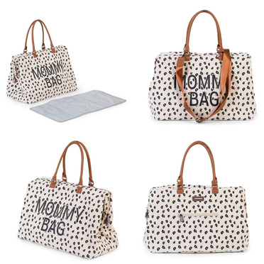 Childhome® Mommy Bag torba | Canvas Leopard