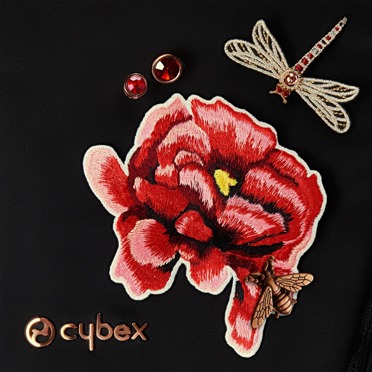 Cybex Platinum Luxury Footmuff śpiworek zimowy | Spring Blossom Dark