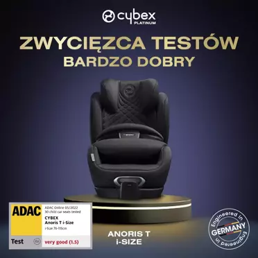 Cybex® Anoris T i-Size fotelik samochodowy z poduszką powietrzną | Navy Blue