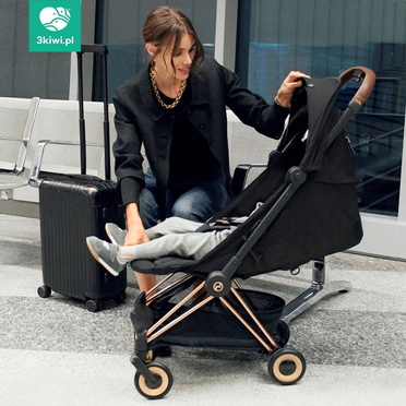 Cybex® Coya lekki wózek spacerowy | Chrome & Leaf Green