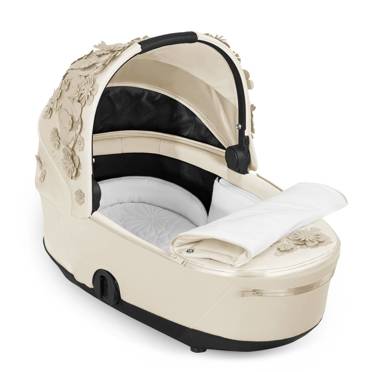 Cybex® Platinum Mios 3.0 Lux Carry Cot gondola | Simply Flowers Beige Fashion Collection