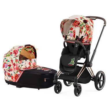 Cybex® Priam 4 wózek głęboko-spacerowy 2w1 | Light Blossom