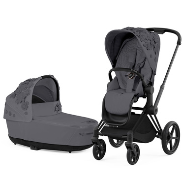 Cybex® Priam 4 wózek głęboko-spacerowy 2w1 | Simply Flowers Grey