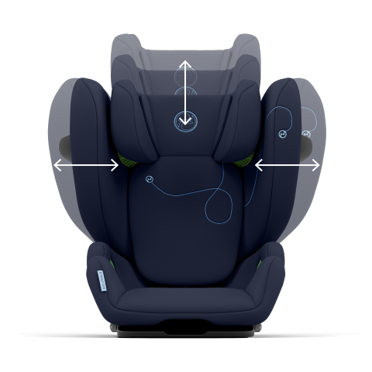 Cybex® Solution G i-Fix fotelik samochodowy 15-36 kg | Navy Blue