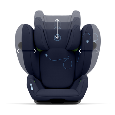 Cybex® Solution G i-Fix fotelik samochodowy 15-36 kg | Ocean Blue 