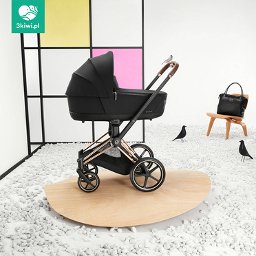 Cybex® by Alec Volkel Priam 4 wózek głęboko-spacerowy 2w1 | Matt Black + Rockstar