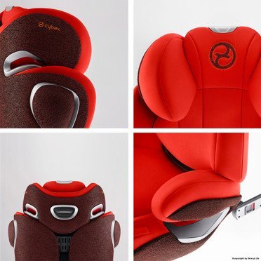 Cybex® for Scuderia Ferrari® Solution Z i-Fix™ fotelik samochodowy 15-36 kg | Silver Grey