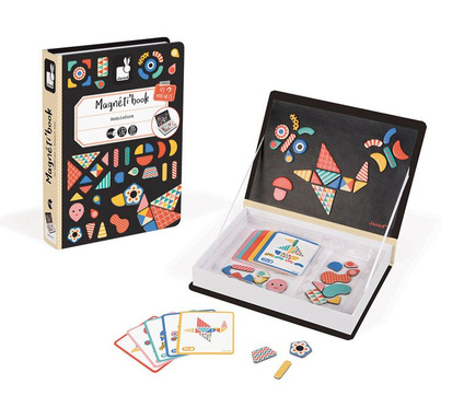 Janod | Magnetyczna Układanka | Magnetibook | Kształty 