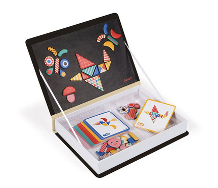 Janod | Magnetyczna Układanka | Magnetibook | Kształty 