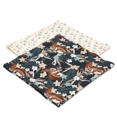 La Millou | 2Pack Pieluszka 100% Bamboo Muślin | Pretty Barbara | Pretty Floral 