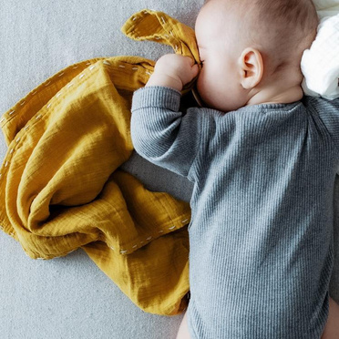 La Millou | 2Pack Pieluszka 100% Cotton Muślin | Papaya & Off White 