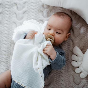 La Millou | 2Pack Pieluszka 100% Cotton Muślin | Papaya & Off White 