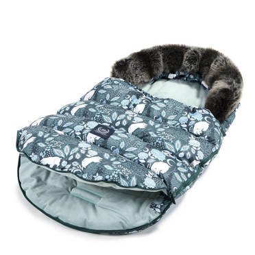La Millou | Aspen | Winterproof Stroller Bag | Combo | Modułowy Śpiworek Zimowy | It's A Magic | Smoke Mint