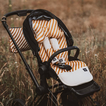 La millou | Organic jersey collection | Stroller pad |  Tiger Jerry forest green 