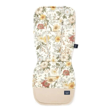 La millou | Organic jersey collection | Stroller pad | Vintage Meadow | Sand