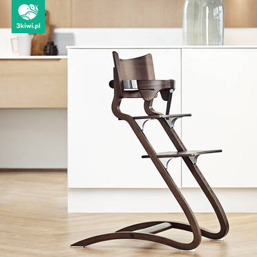 Leander Classic™ High Chair Safety Bar pałąk do krzesełka | Walnut