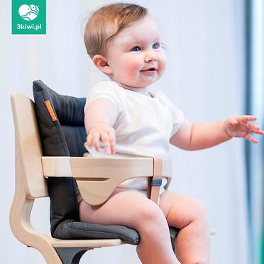 Leander Classic™ High Chair zestaw 3w1, krzesełko + pałąk + tacka | Whitewash