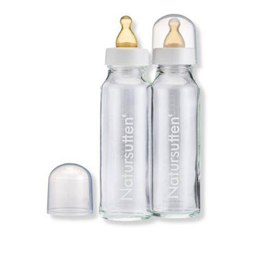 NATURSUTTEN | BUTELKA SZKLANA DO KARMIENIA | 240 ML, 2SZT