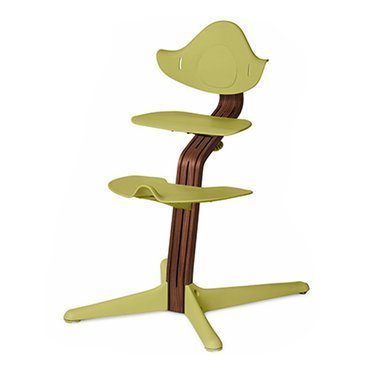 Nomi by Evomove® krzesełko ergonomiczne | Lime + Oiled Walnut