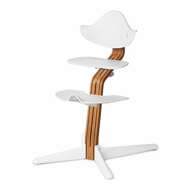 Nomi by Evomove® krzesełko ergonomiczne | White + Oiled Oak