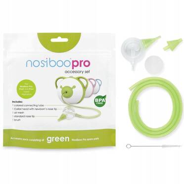 Nosiboo® Pro/Pro2 zestaw akcesoriów | Green (nowa wersja 2024 r.)