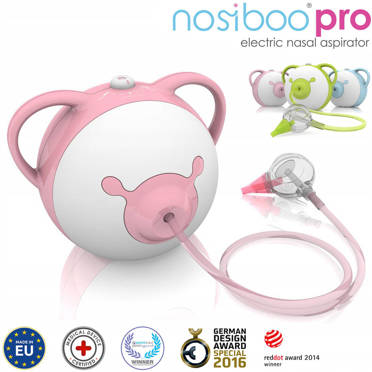 Nosiboo® Pro2 medyczny aspirator elektryczny dla dzieci | Pink (v2)