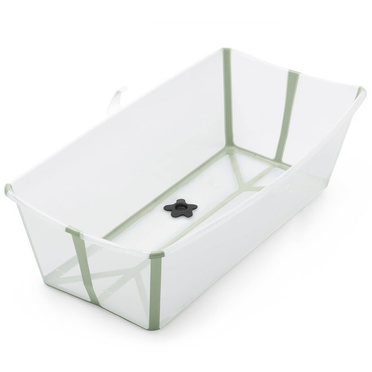 Stokke® Flexi Bath® X-Large duża składana wanienka | Transparent Green