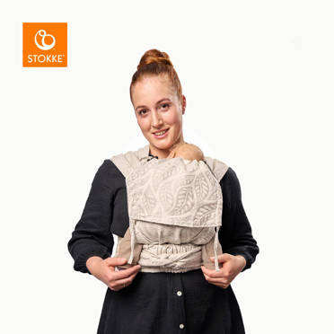 Stokke® Limas™ Carrier chusta–nosidełko ergonomiczne dla dziecka od 3 do 15 kg | Boho Beige