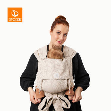 Stokke® Limas™ Carrier chusta–nosidełko ergonomiczne dla dziecka od 3 do 15 kg | Floral Slate