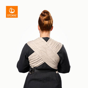 Stokke® Limas™ Carrier chusta–nosidełko ergonomiczne dla dziecka od 3 do 15 kg | Valerian Beige