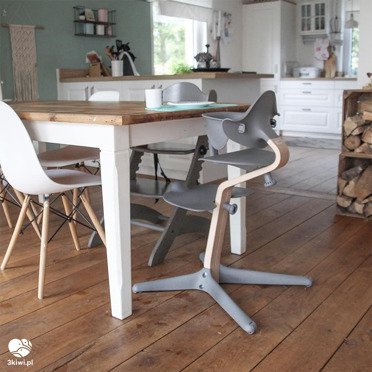 Stokke® Nomi® krzesełko ergonomiczne | Natural White Oak + Anthracite