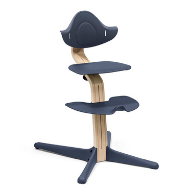 Stokke® Nomi® krzesełko ergonomiczne | Natural White Oak + Navy