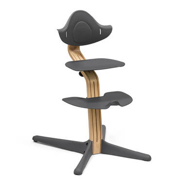Stokke® Nomi® krzesełko ergonomiczne | Oiled Oak + Anthracite