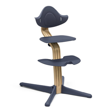 Stokke® Nomi® krzesełko ergonomiczne Oiled Oak + Navy