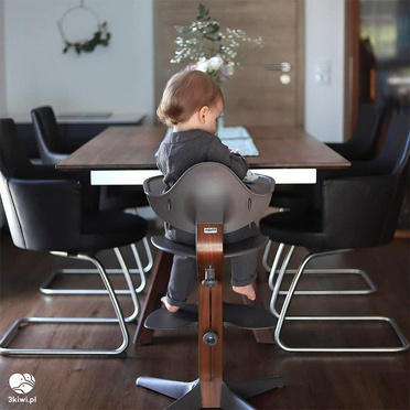 Stokke® Nomi® krzesełko ergonomiczne | Walnut + White