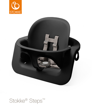 Stokke® Steps™ Baby Set zestaw niemowlęcy | Black - ekspozycja 