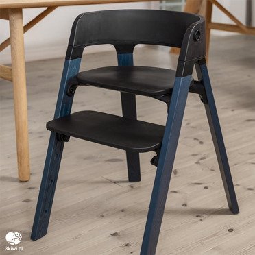 Stokke® Steps™ luksusowe krzesełko ergonomiczne | Black + Natural