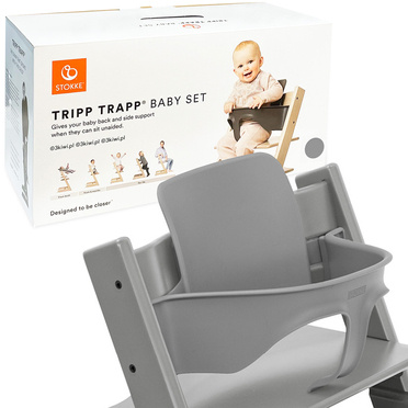 Stokke® Tripp Trapp® Baby Set zestaw niemowlęcy | Storm Grey