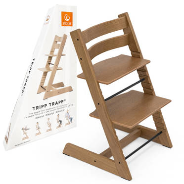 Stokke® Tripp Trapp® drewniane krzesełko dla dziecka | Exclusive Oak Brown (dąb)