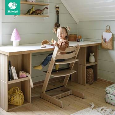 Stokke® Tripp Trapp® drewniane krzesełko dla dziecka | Fjord Blue