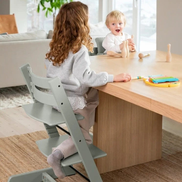 Stokke® Tripp Trapp® drewniane krzesełko dla dziecka | Glacier Green