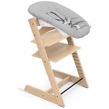 Stokke® Tripp Trapp® krzesełko + leżaczek niemowlęcy Newborn Set | Oak Natural