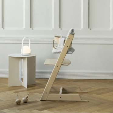 Stokke® Tripp Trapp® zestaw 2w1, krzesełko do karmienia + baby set | Oak Natural (dąb)